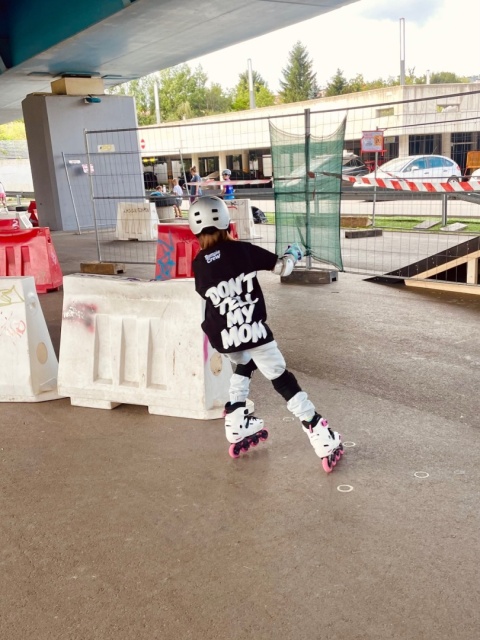 Koszulka dziecięca Don’t Tell My Mum – streetwear kids (liliowa)