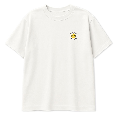 Koszulka dziecięca Jajko na rolkach Bumpie Crew (biała)