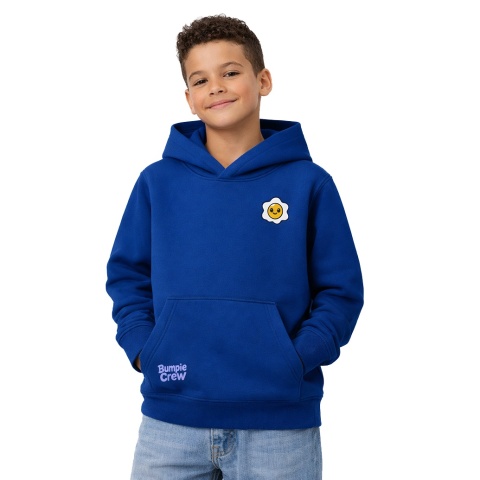 Bluza dziecięca z kapturem Jajko Rolki – skate hoodie (granatowa)