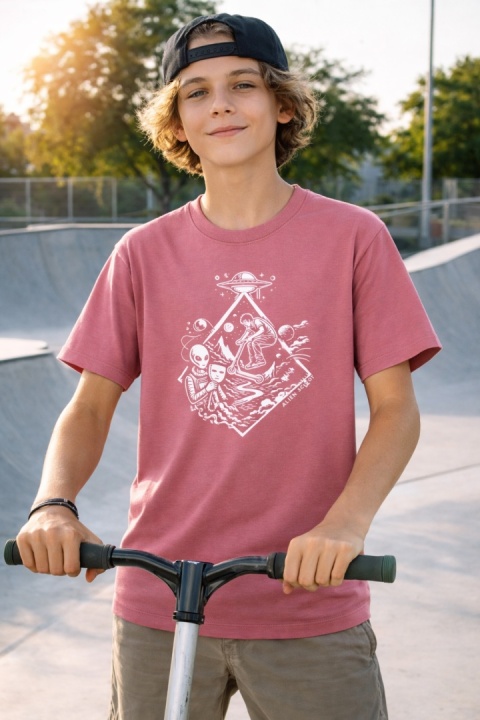 Koszulka na hulajnogę Alien lifestylowa koszulka