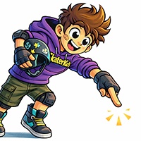 skati pokazuje bluzy